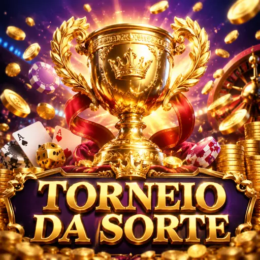 Troféu de torneio de apostas esportivas em destaque sobre fundo escuro