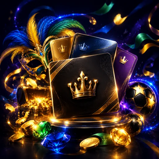 Cartões dos cinco níveis do clube VIP em gradiente dourado